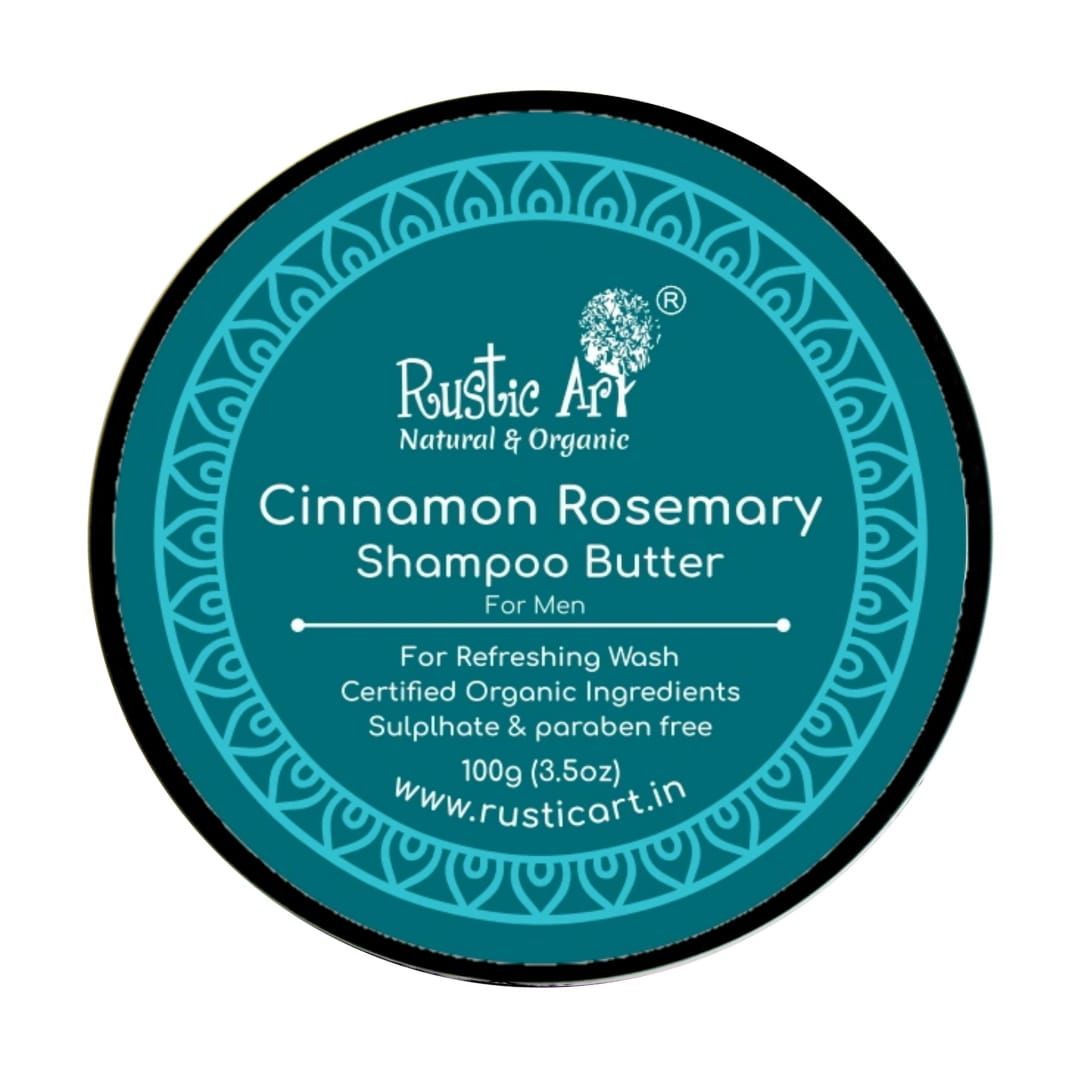 Rustic Art Cinnamon Rosemary Shampoo Butter 100 gms