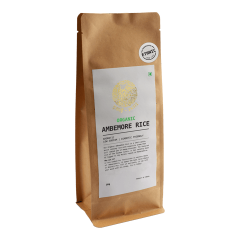 IKAI Organic Ambemore Rice, Ethnic Curation-Maharashtra , Rich Aroma 1000 gms