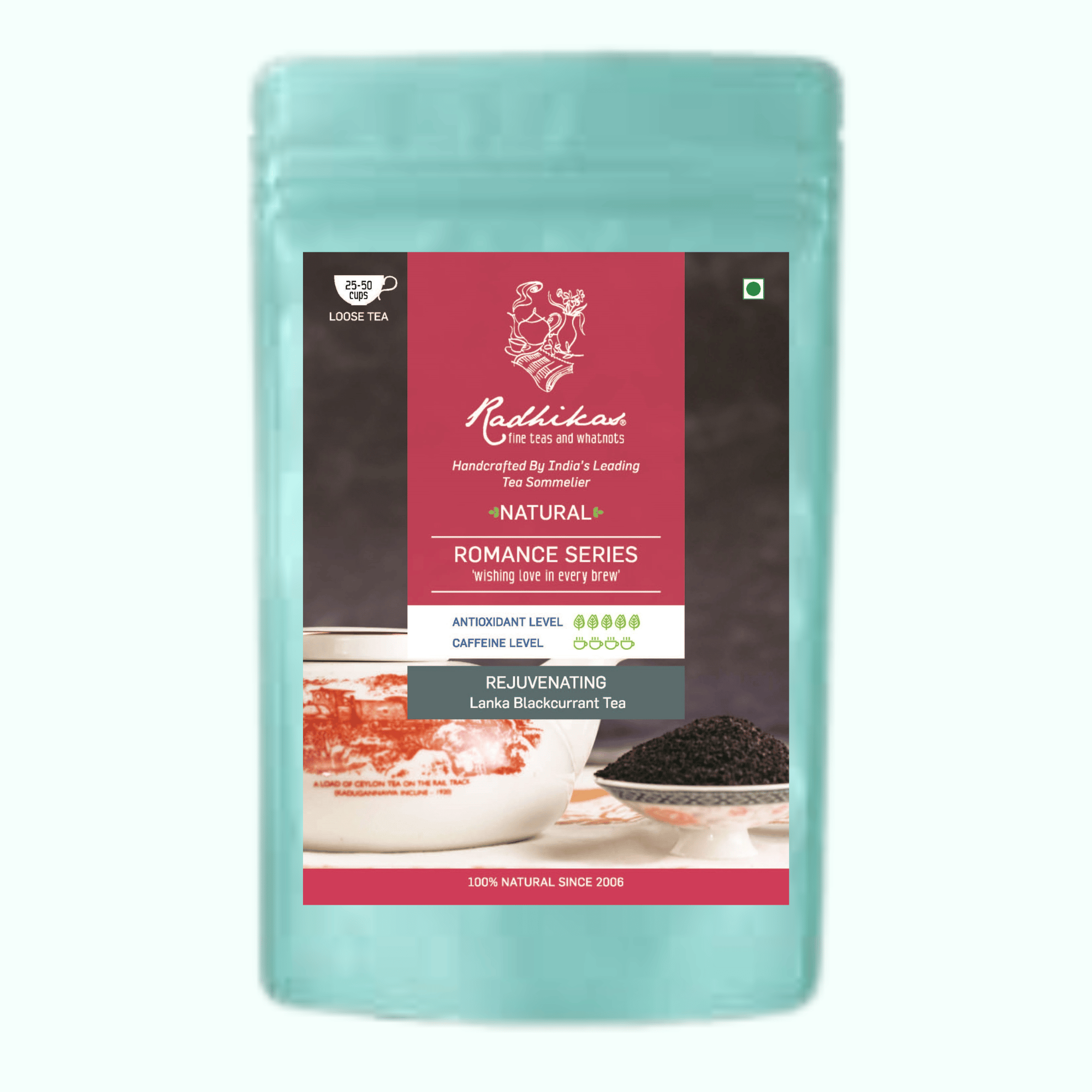 Radhikas Fine Teas and Whatnots REJUVENATING Lanka Blackcurrant Tea - A Tea for Antioxidants and Flavor