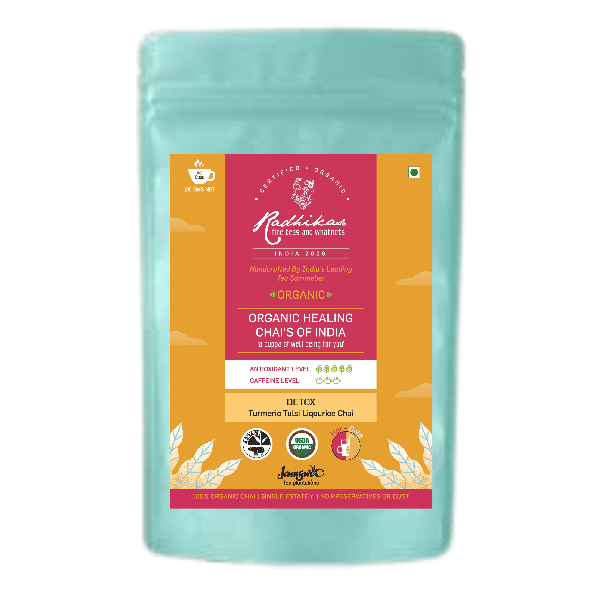 Radhikas Fine Teas and Whatnots DETOX Turmeric Tulsi Liqourice Chai - How Tulsi Turmeric Liquorice Chai Can Cleanse and Restore Your Health