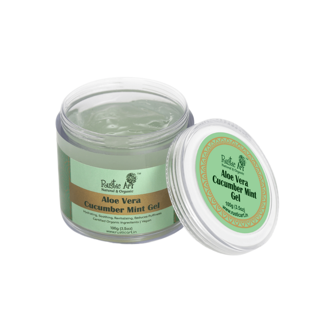 Rustic Art Aloe Vera Cucumber Mint Gel (100 gms)