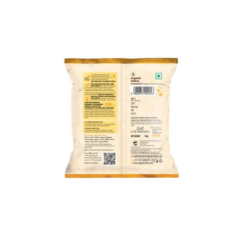 Organic Tattva, Organic Gluten Free Turmeric (Haldi) Powder | Quality Indian Spice, High Curcumin Content Haldi Powder (100 gms)