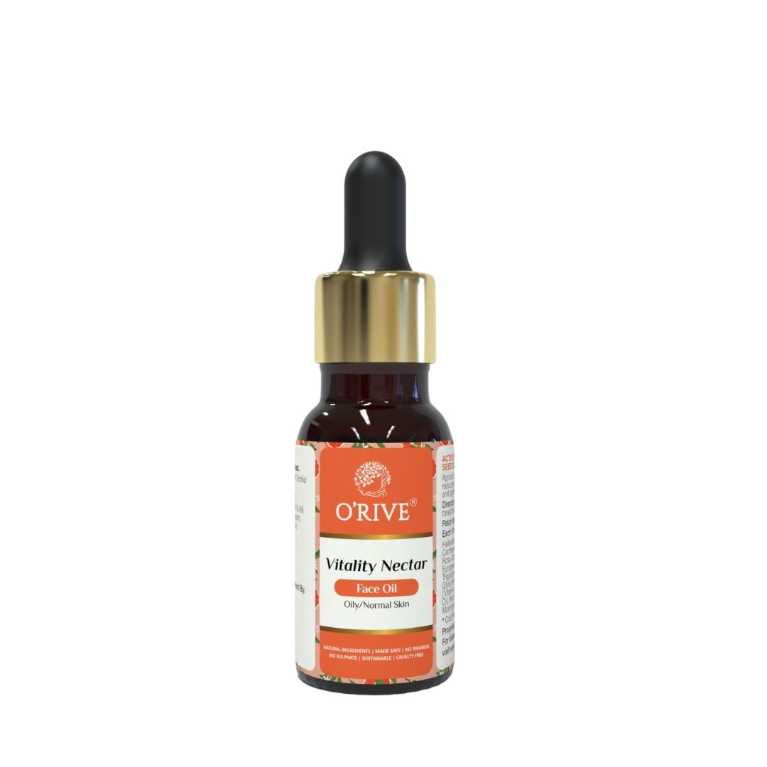 Orive Organics Vitality Nectar Grapeseed and Carrot Seed Facial Oil 15ml