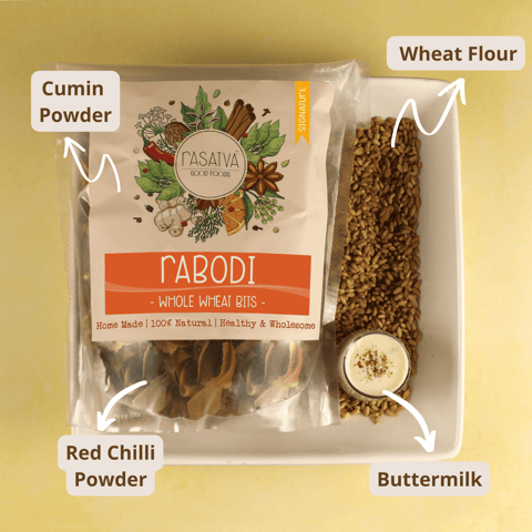 Rasatva Rabodi - Whole Wheat Bits (125 gms)