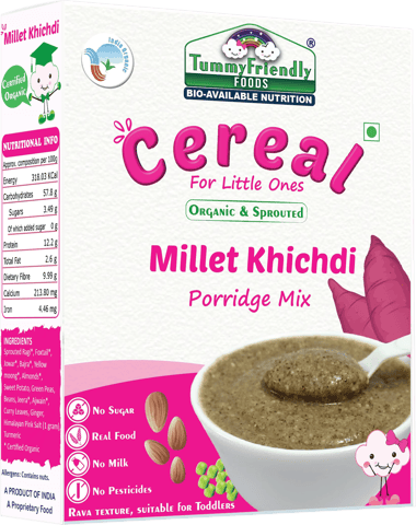 TummyFriendly Foods Organic Millet Khichdi Mix With Vegetables for Toddler Cereal (200 gms)