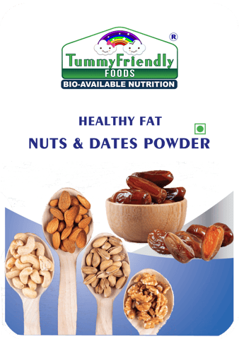 TummyFriendly Foods Premium Nuts and Dates Powder | Healthy Fat with Natural Sweetener - 200 gms Cereal (200 gms)