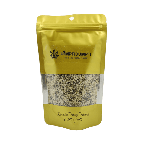 Hemptidumpti Roasted Hemp hearts Pink Salt flavoured (hulled hemp seeds) | 100% Organic | Omega-3,6,9 | 10 gms Protein per Serving | Hemp Seeds for Eating  (800 gms)