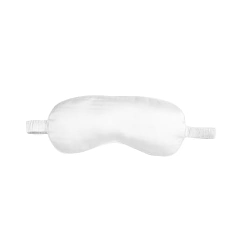 Esme Luxury Mulberry Silk Eye Mask- White