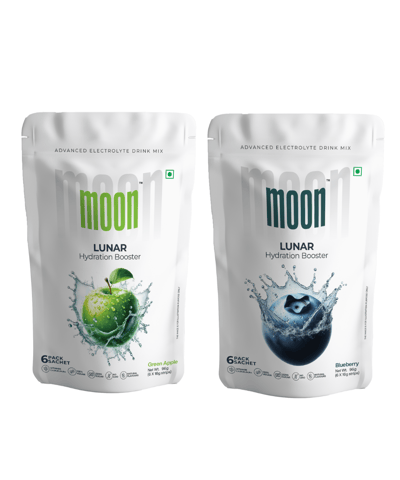 Moon Lunar Green Apple and Lunar Blueberry combo (Pack of 2)