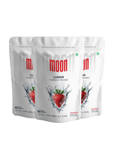 Moon Lunar Strawberry Hydration (Pack of 3)
