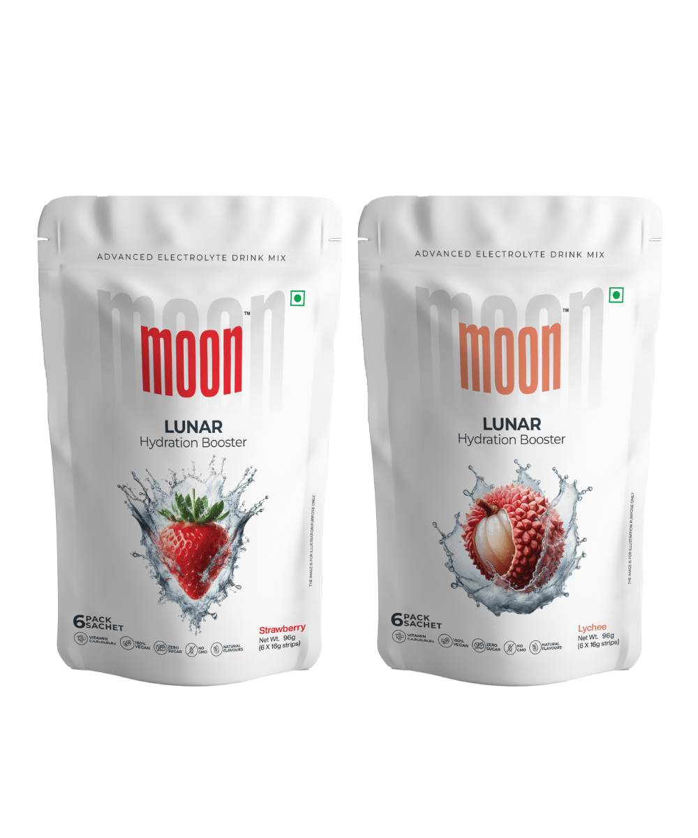 Moon Lunar Strawberry and Lunar Lychee Combo (Pack of 2)