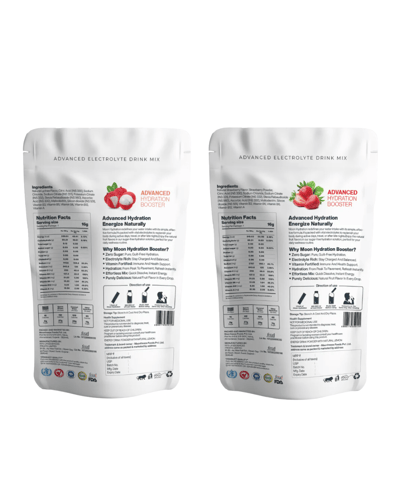 Moon Lunar Strawberry and Lunar Lychee Combo (Pack of 2)
