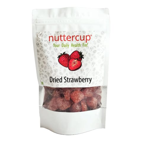 Nuttercup Dried Strawberry (200 gms)