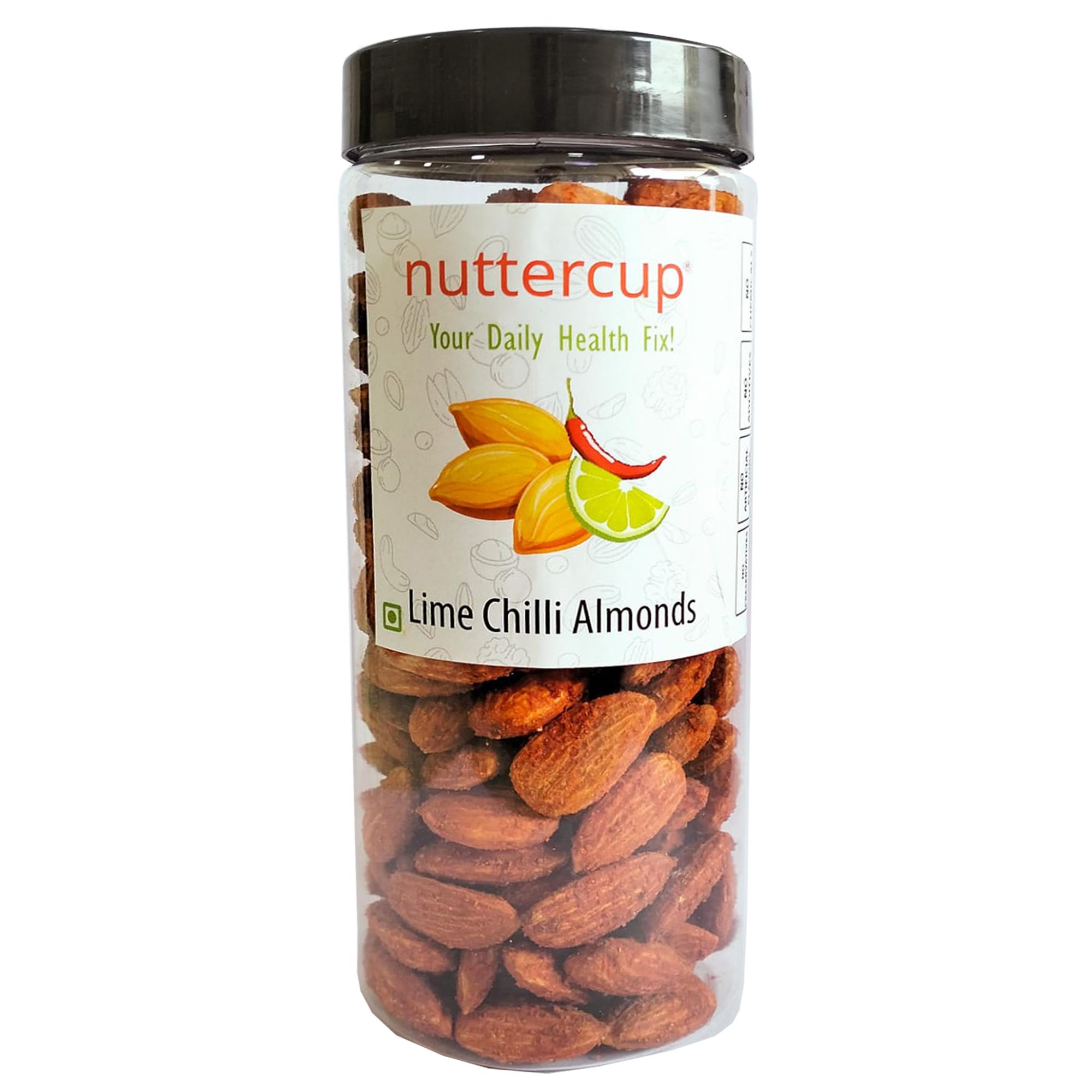 Nuttercup Lime Chilli Almonds 250 gms