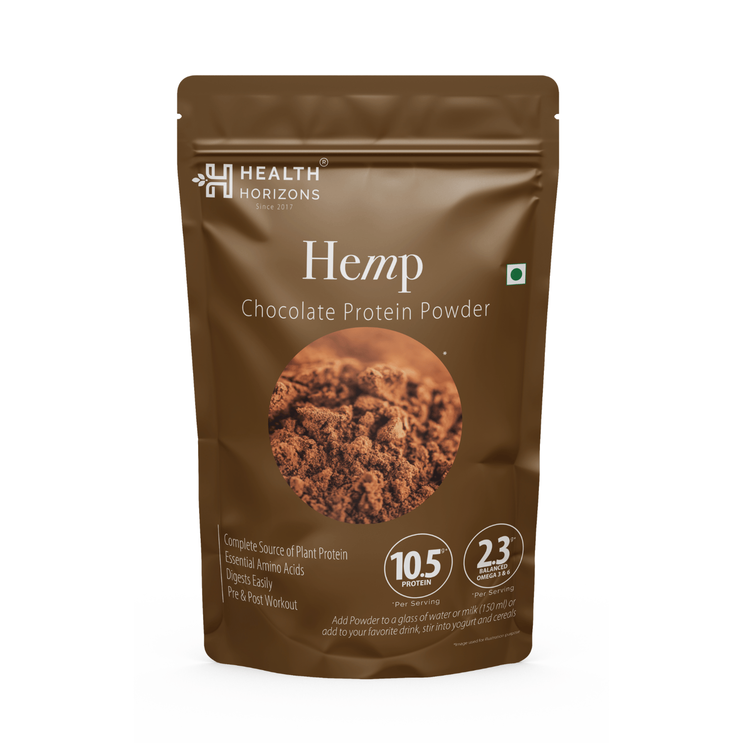 Health Horizons Hemp Chocolate Protein Powder (150 gms)