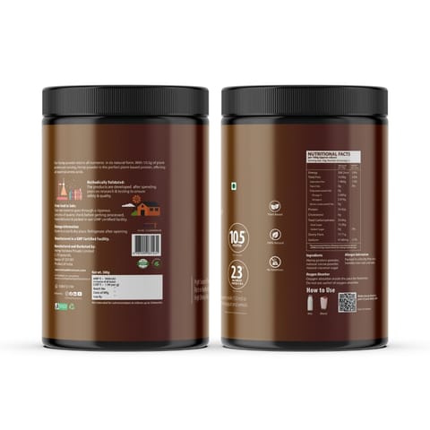 Health Horizons Hemp Chocolate Protein Powder (500 gms)