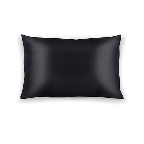 Esme Luxury Mulberry Silk Pillowcase- Black