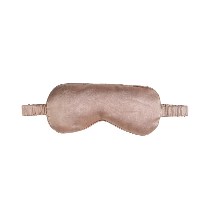 Esme Luxury Mulberry Silk Eye Mask- Champagne