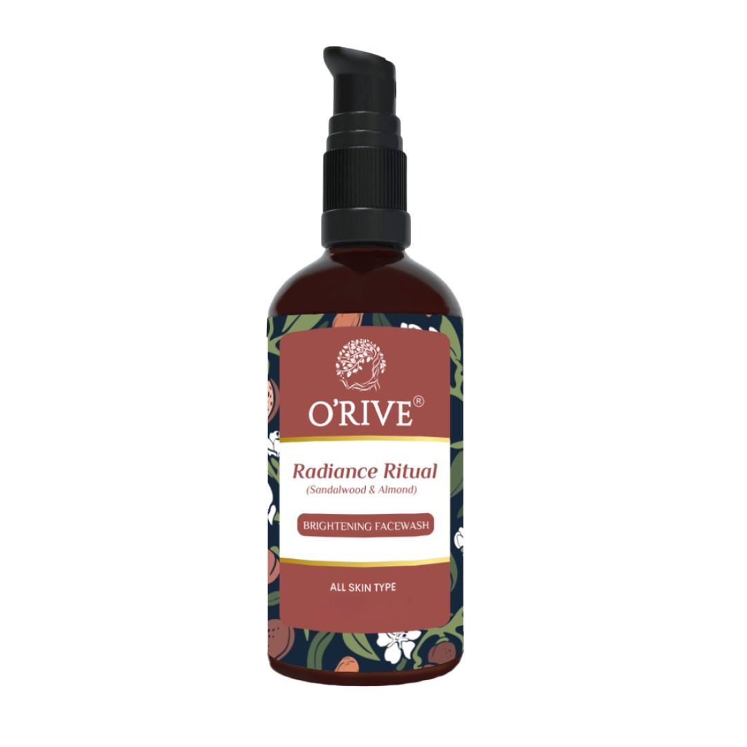 Orive Organics Radiance Ritual Sandalwood and  Almond Facial Cleanser 100 ml