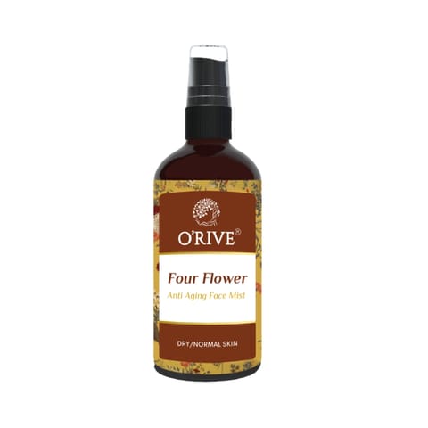 Orive Organics Four flowers jasmine, lavender, rose and immortelle Facial Mist 50 ml