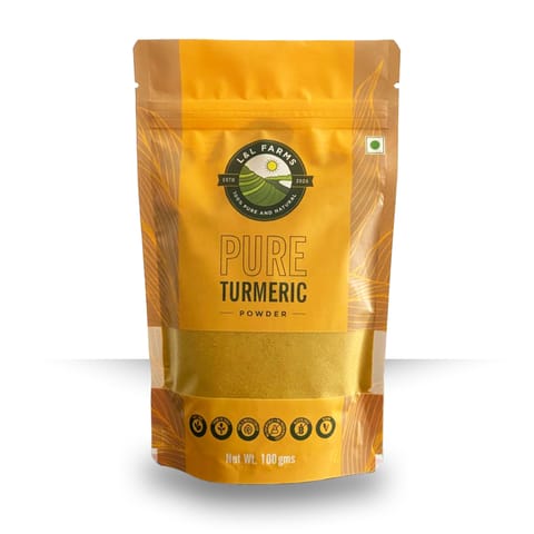 L & L  Farms  Pure & Natural Turmeric Powder (100 gms, pack of one)