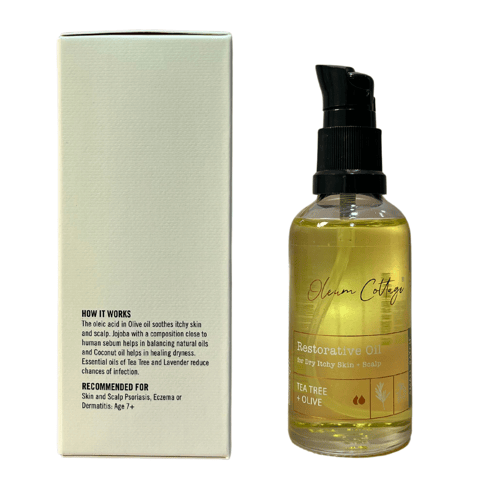 Oleum Cottage Restorative Oil for Skin + Scalp Psoriasis and Eczema (50 ml)