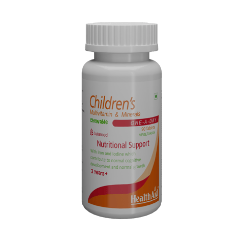 HealthAid Children's MultiVitamins & Minerals  - (90 Chewable Tablets)