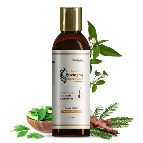 myUpchar Ayurveda KeshArt Bhringraj Anti-Dandruff Shampoo - (200 ml)