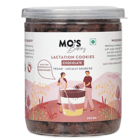 Mos Bakery Lactation Cookies Medium Jar (200 gms)