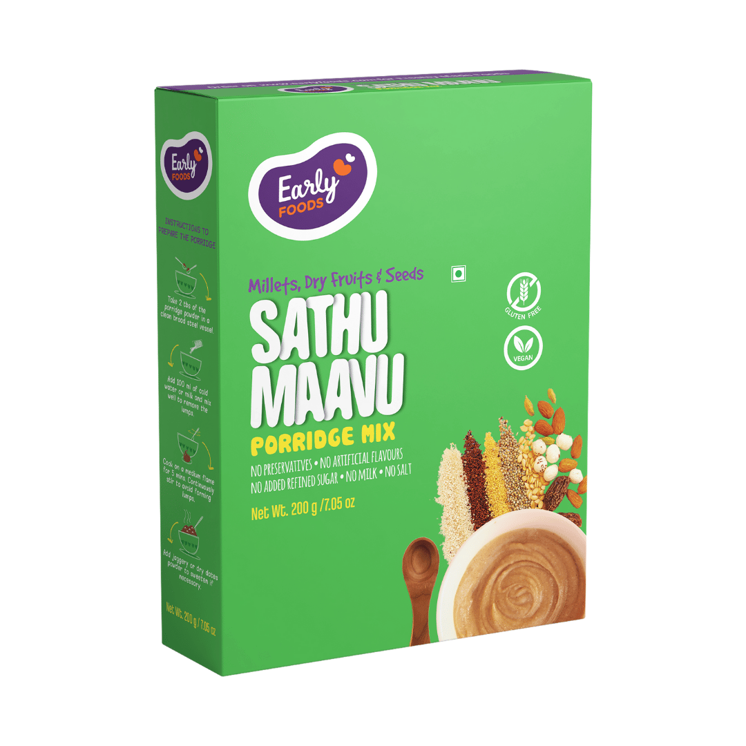 Early Foods Sattu Maavu Multi grain Millets Porridge mix (200 gms)