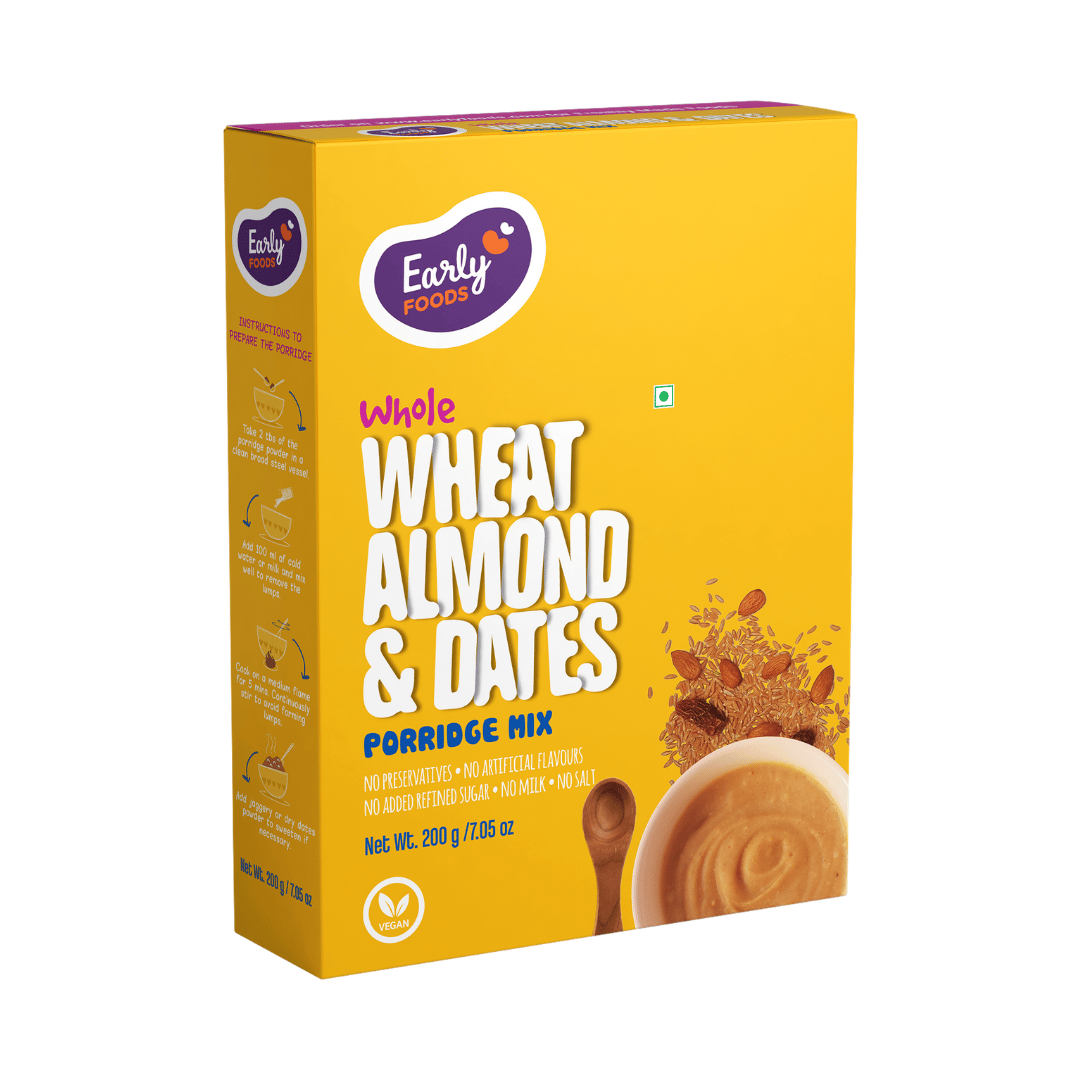 Early Foods Whole Wheat Almond and Date Porridge Mix (200 gms)