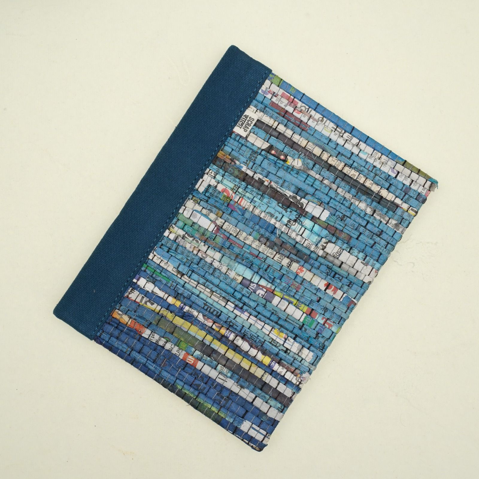 Scrapshala | Upcycled Corporate Diary | Blue hardbound Cover | 100 recycled paper | Handcrafted