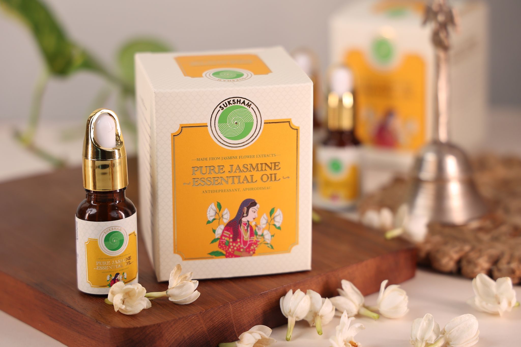 Suksham Pure Jasmine Essential Oil (15 ml)