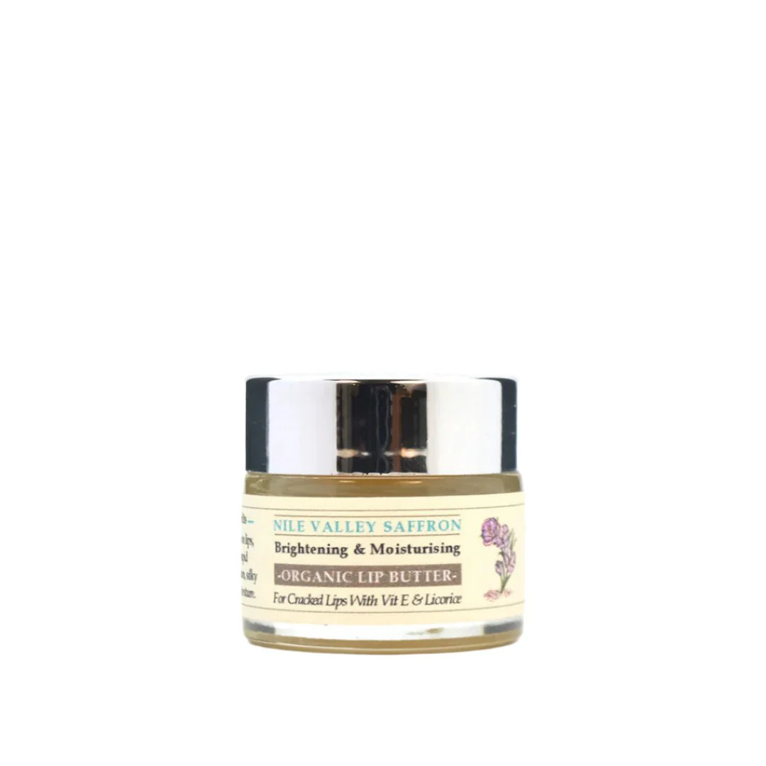 Nile Valley Saffron Unscented Brightening and Repairing Delicate Lip Butter 8 GM