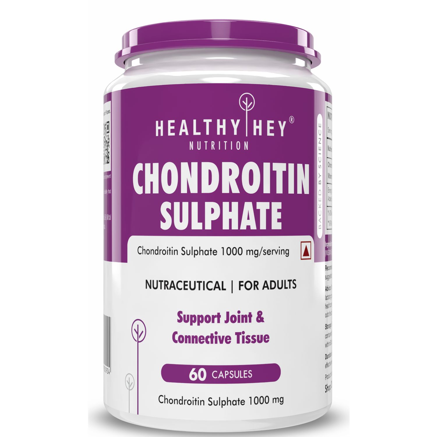 HealthyHey Nutrition Chondroitin Sulphate - Support for Joints (60 Capsules)