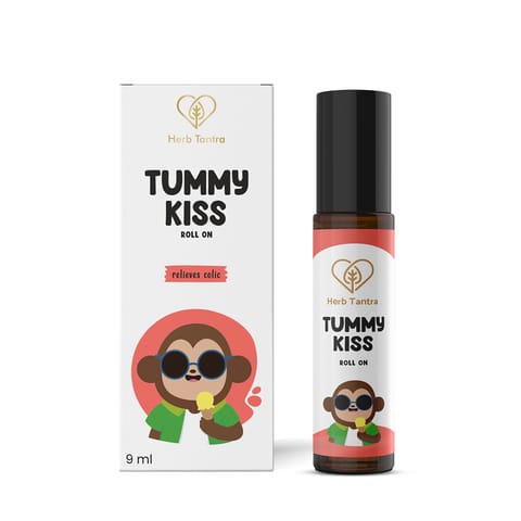 Herb Tantra Tummy Kiss Kids Roll On For Stomach Issues 9 ml