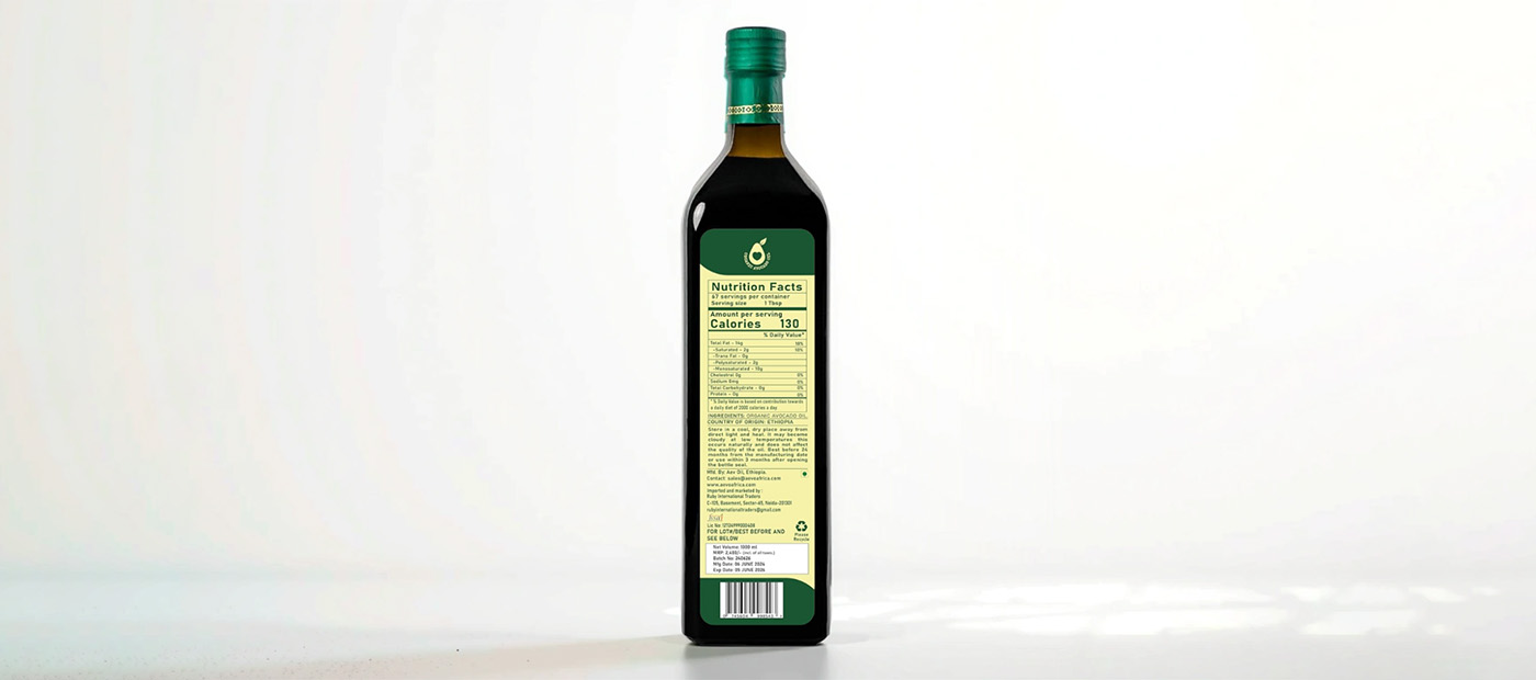 AEVO avocado oil -back