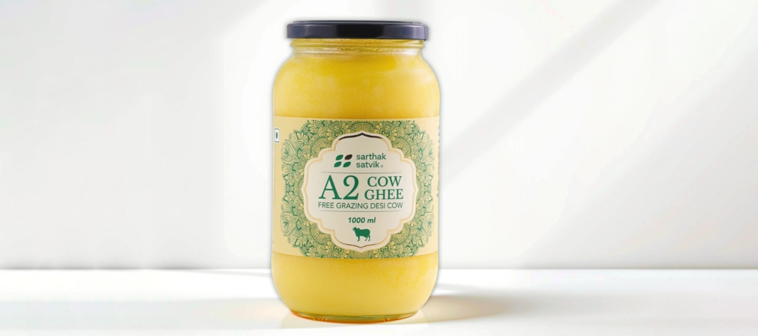 sarthak satvik cow ghee- front