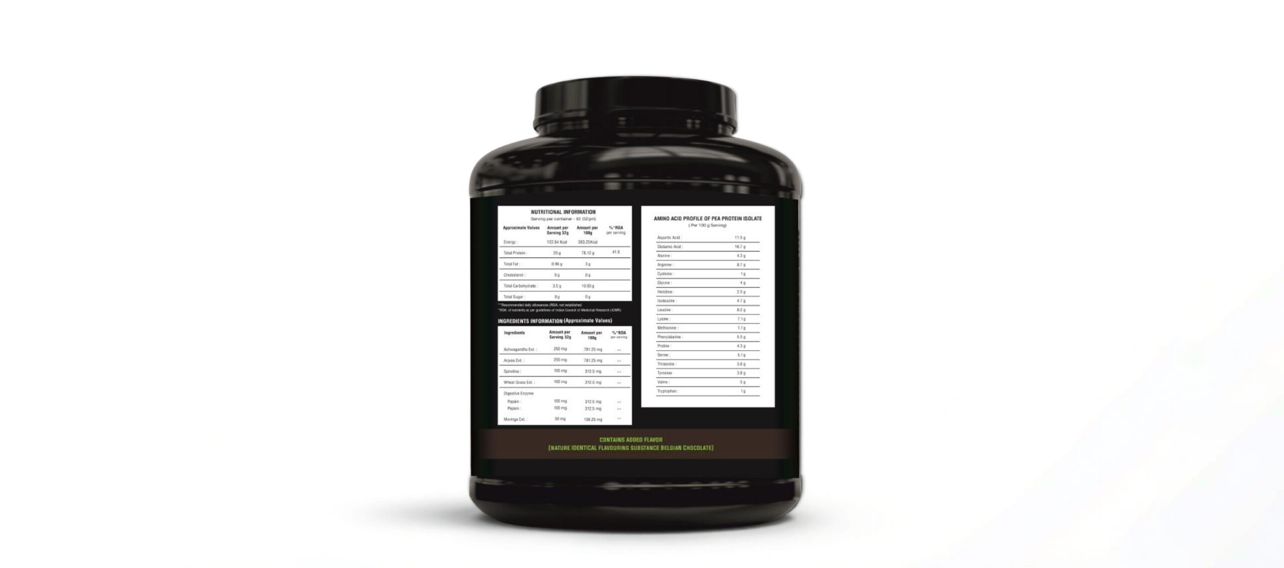 Plant Protein Belgian Chocolate _2kgs_back 1
