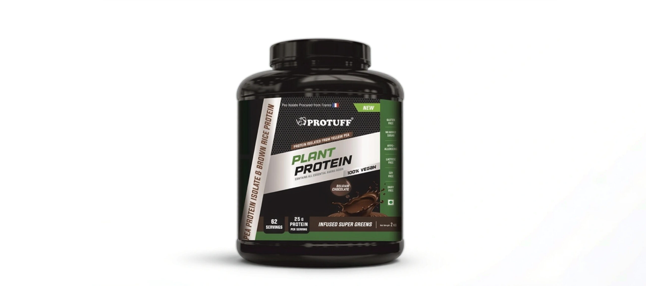 Plant Protein Belgian Chocolate _2kgs_front
