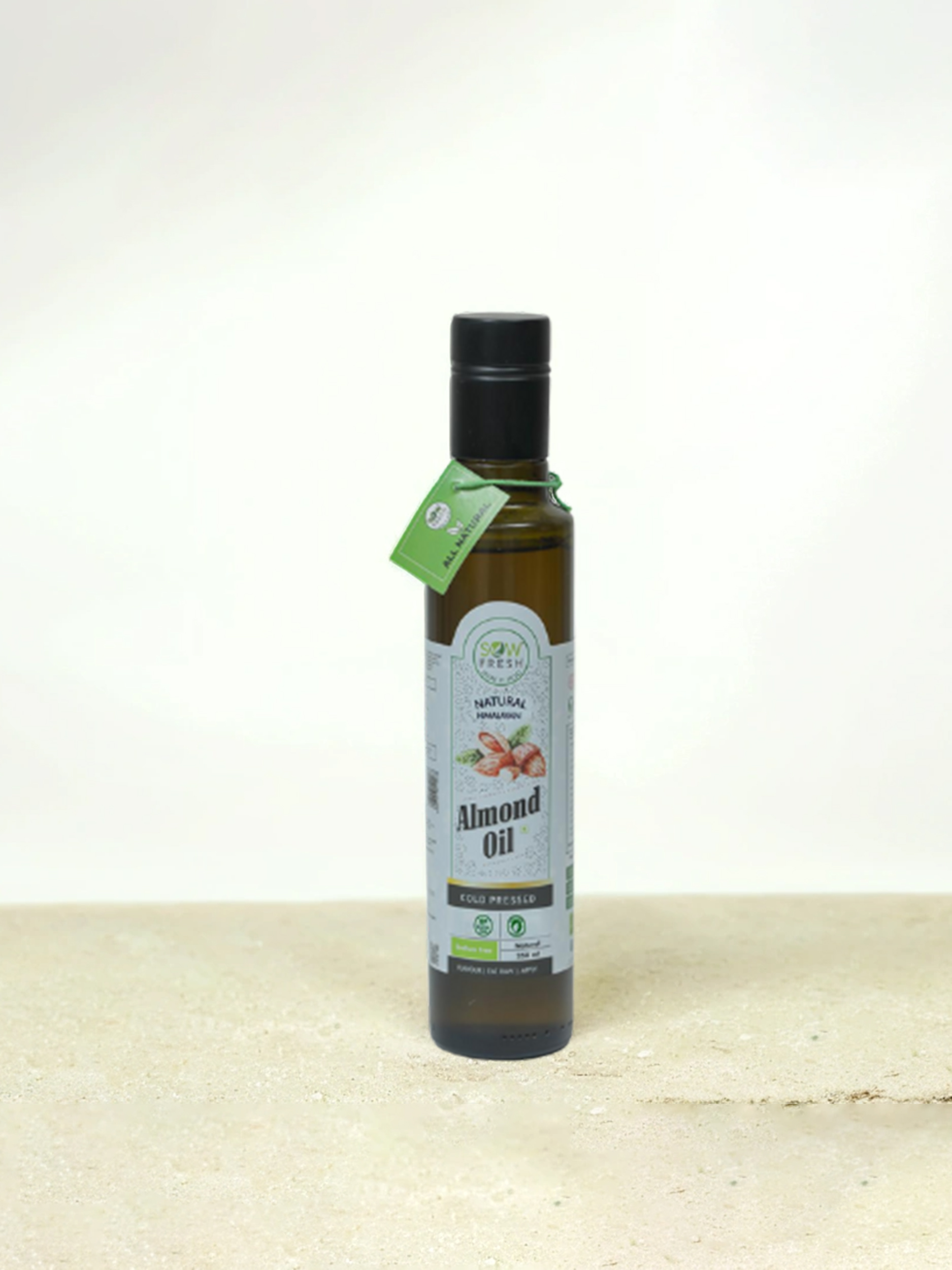 almond oil front M