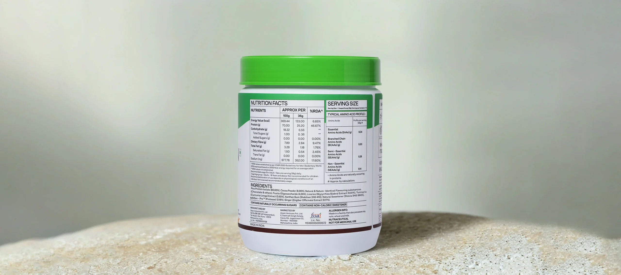 oziva plant protein BPP BACK 2