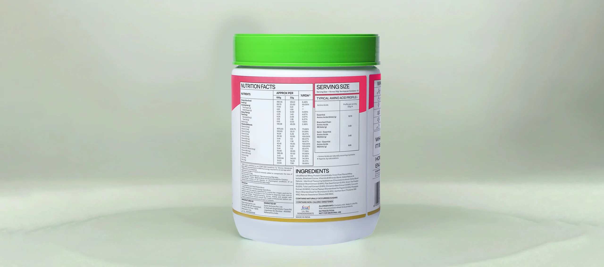 oziva plant proteinand herbs PHW BACK 2