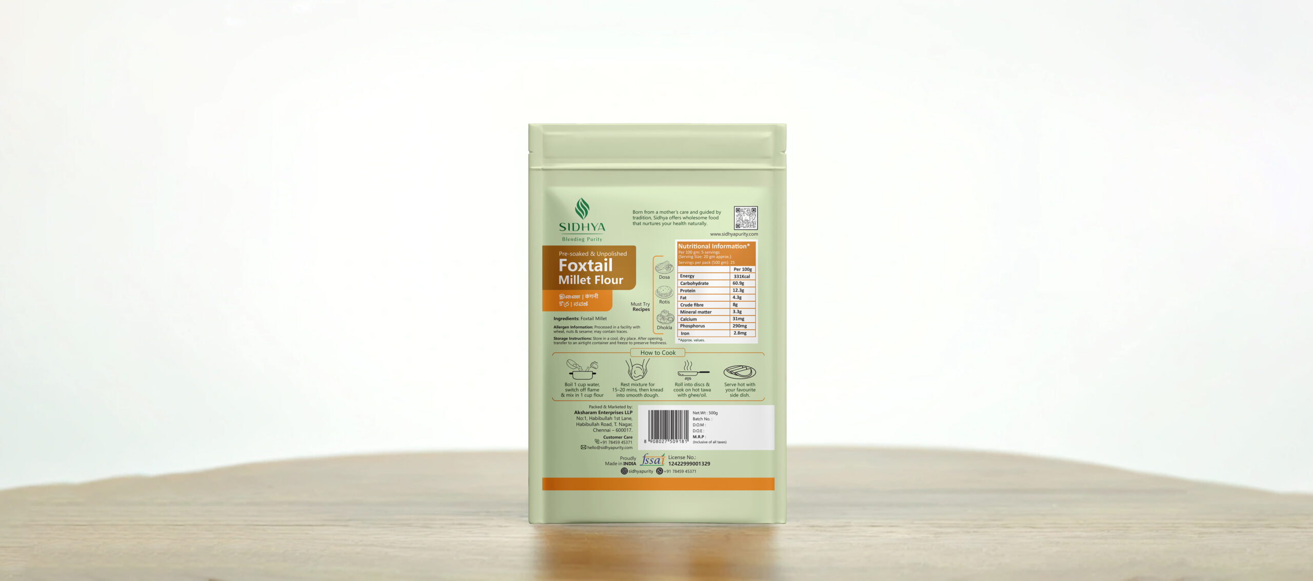 D_SIDHYA_Mockup Foxtail Millet Flour 2