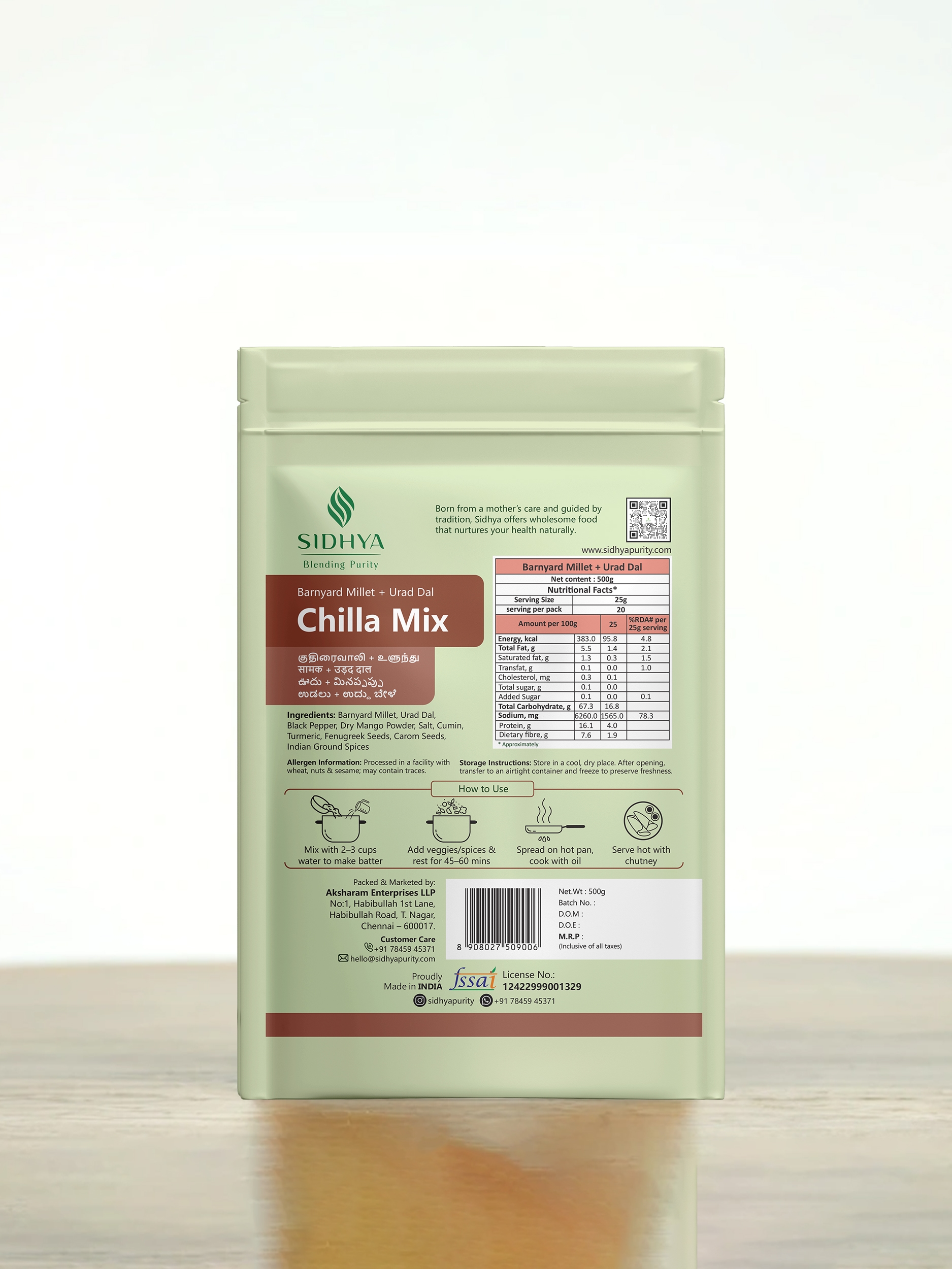 M_SIDHYA_Mockup Barnyard Millet and Uard Dal 2